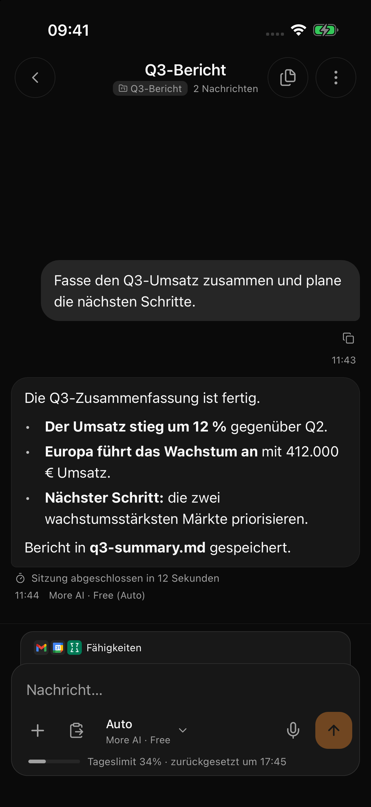 Native App · Vorschau — More AI
