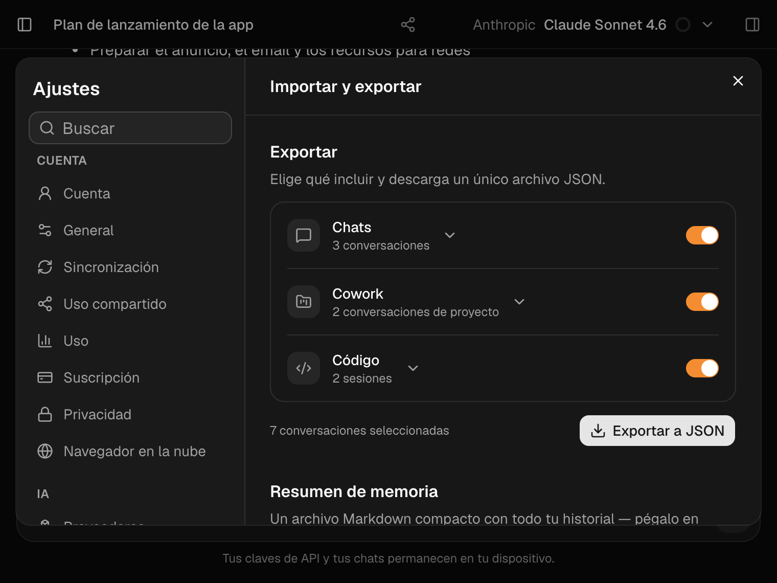 Privacidad y datos